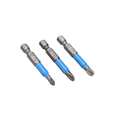 Set 10 Biti 50mm - Biti Surubelnita Magnetici S2 PH2