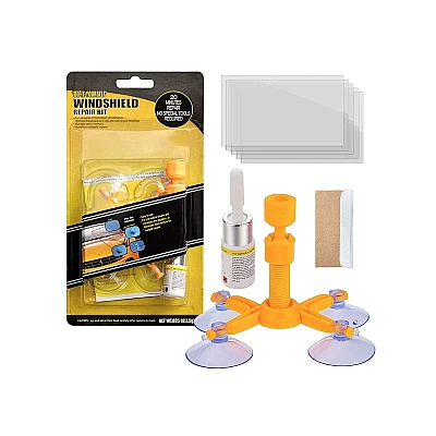 Kit Reparatie Parbriz pentru Sticla Crapata Set Corector cu Ventuza Kit Reparatie Parbriz pentru Sticla Crapata Set Corector cu Ventuza