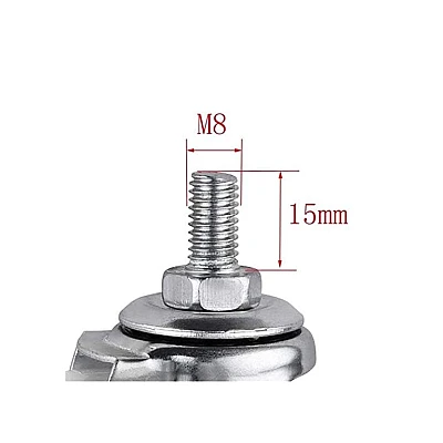 4 X Roti Rosii MARI 75mm Pivotante cu Surub ROTILE 4 X Roti Rosii MARI 75mm Pivotante cu Surub ROTILE
