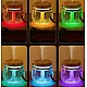 Umidificator de 400 ml si Iluminare LED RGB ZJ987 cu Lemn natural