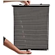 Parasolar auto cu ventuze retractabil negru 45 cm x 125 cm Parasolar auto cu ventuze retractabil negru 45 cm x 125 cm