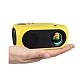Video Proiector Mini Super HD 1080P 1200 Lumeni Cu Telecomanda Galben Video Proiector Mini Super HD 1080P 1200 Lumeni Cu Telecomanda Galben