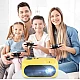 Video Proiector Mini Super HD 1080P 1200 Lumeni Cu Telecomanda Galben Video Proiector Mini Super HD 1080P 1200 Lumeni Cu Telecomanda Galben