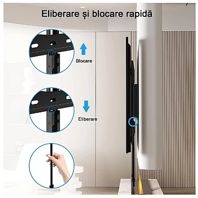 Suport TV fix de perete 26"-63" Negru Suport TV fix de perete 26"-63" Negru