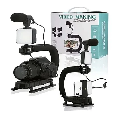Suport mobil pentru videoclipuri AY-49U smartphone si DSLR Suport mobil pentru videoclipuri AY-49U smartphone si DSLR