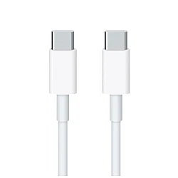 Cablu Cauciuc Alb 2m USB tip C - USB tip C  Cablu Cauciuc Alb 2m USB tip C - USB tip C