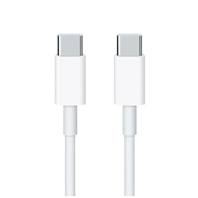 Cablu Cauciuc Alb 2m USB tip C - USB tip C