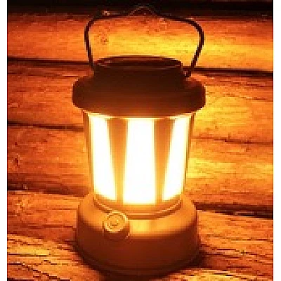 Lampa Solara de Camping LY18 Verde cu Maner Lampa Solara de Camping LY18 Verde cu Maner