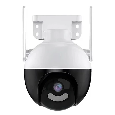 Camera inteligenta de Supraveghere cu Unghi Wide HD 4MP Rotunda Alba Camera inteligenta de Supraveghere cu Unghi Wide HD 4MP Rotunda Alba