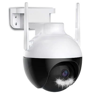 Camera inteligenta de Supraveghere cu Unghi Wide HD 4MP Rotunda Alba Camera inteligenta de Supraveghere cu Unghi Wide HD 4MP Rotunda Alba