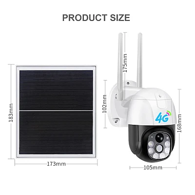 Camera de Supraveghere 4G cu Panou Solar V380 PRO 4MP 2K Camera de Supraveghere 4G cu Panou Solar V380 PRO 4MP 2K