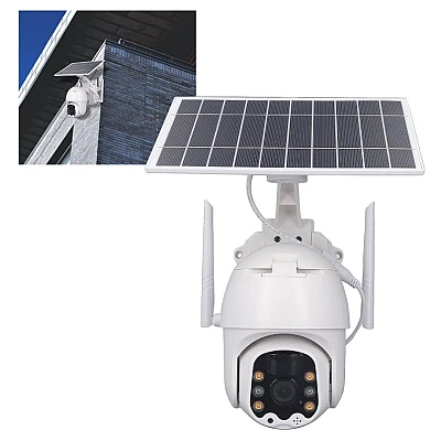 Camera de Supraveghere 4G cu Panou Solar PTZ Wifi 1080P Camera de Supraveghere 4G cu Panou Solar PTZ Wifi 1080P