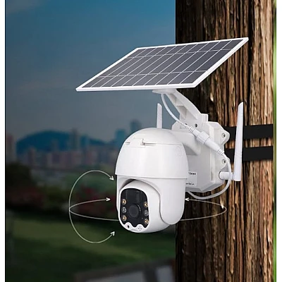 Camera de Supraveghere 4G cu Panou Solar PTZ Wifi 1080P Camera de Supraveghere 4G cu Panou Solar PTZ Wifi 1080P