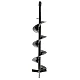 Burghiu pamant 150-800 mm Negru Burghiu pamant 150-800 mm Negru