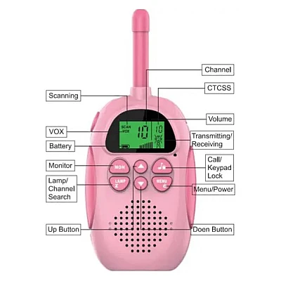 Walkie Talkie pentru copii Raza 3km Walkie Talkie pentru copii Raza 3km