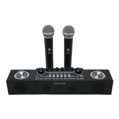 Sistem de Mixare Karaoke + 2 Microfon fara Fir