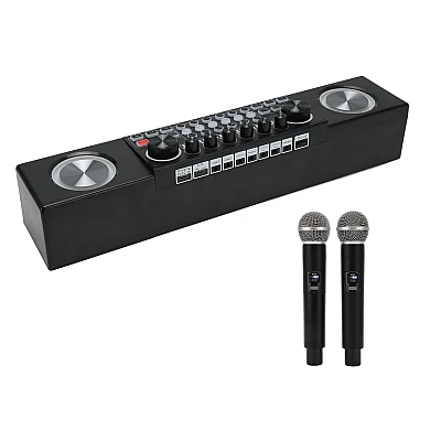 Sistem de Mixare Karaoke + 2 Microfon fara Fir Sistem de Mixare Karaoke + 2 Microfon fara Fir
