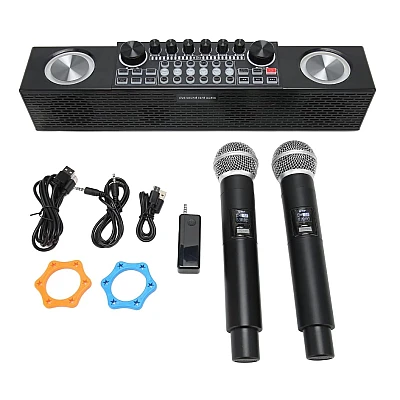 Sistem de Mixare Karaoke + 2 Microfon fara Fir Sistem de Mixare Karaoke + 2 Microfon fara Fir