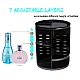 Organizator de Machiaj Circular 360 Grade Negru Organizator de Machiaj Circular 360 Grade Negru