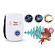 Set 2 Aparate Anti-Rozatoare si Tantari Pest Repeller Alb/Negru Set 2 Aparate Anti-Rozatoare si Tantari Pest Repeller Alb/Negru