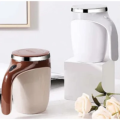 Cana cu amestecare automata 828 Inox stil Termos cu maner Cana cu amestecare automata 828 Inox stil Termos cu maner