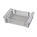 Vesela Multifunctionala Extensibila 30-44 x 21.5 x 9 cm Inox si Polipropilena