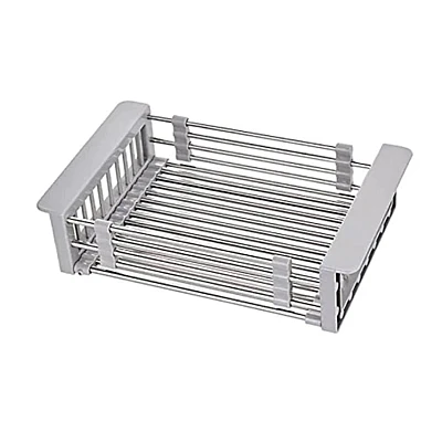 Vesela Multifunctionala Extensibila 30-44 x 21.5 x 9 cm Inox si Polipropilena Vesela Multifunctionala Extensibila 30-44 x 21.5 x 9 cm Inox si Polipropilena