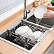 Vesela Multifunctionala Extensibila 30-44 x 21.5 x 9 cm Inox si Polipropilena Vesela Multifunctionala Extensibila 30-44 x 21.5 x 9 cm Inox si Polipropilena