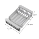 Vesela Multifunctionala Extensibila 30-44 x 21.5 x 9 cm Inox si Polipropilena