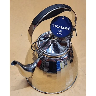 Ibric Ceai VL-9375 Vicalina ARGINTIU 1.5L cu Maner Ibric Ceai VL-9375 Vicalina ARGINTIU 1.5L cu Maner