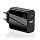Adaptor Alimentare NEGRU 1 USB + 1 USB C 65W Incarcator Rapid si Cablu Type C Adaptor Alimentare NEGRU 1 USB + 1 USB C 65W Incarcator Rapid si Cablu Type C