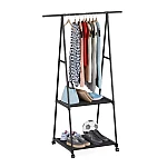 Cuier Haine Cu Suport Pantofi Design Stil Industrial Triunghiular 160 Cm