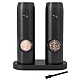 Set 2 rasnite Electrice Sare si Piper cu Stand incarcare USB
