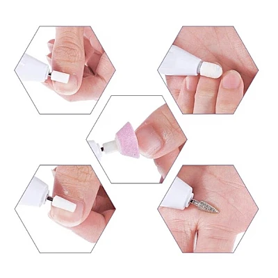 Freza electrica 5 in 1 pentru manichiura pedichiura si indepartarea lacului de unghii Freza electrica 5 in 1 pentru manichiura pedichiura si indepartarea lacului de unghii