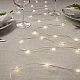 UB Instalatie Craciun Liniara 10 m cu Baterii Alb Cald 100 LED fir Cupru