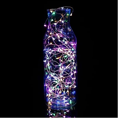 UB Instalatie Craciun Liniara 10 m cu Baterii Multicolor 100 LED fir Cupru UB Instalatie Craciun Liniara 10 m cu Baterii Multicolor 100 LED fir Cupru
