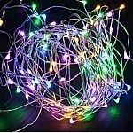 UB Instalatie Craciun Liniara 10 m cu Baterii Multicolor 100 LED fir Cupru