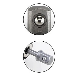 Set 3 adaptor priza Burghie cu tija 1/4" hexagonala 1/4-3/8-1/2'' Set 3 adaptor priza Burghie cu tija 1/4" hexagonala 1/4-3/8-1/2''