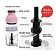 Tocator QUATRE multifunctional pentru legume si fructe Roz 600 ml