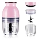 Tocator QUATRE multifunctional pentru legume si fructe Roz 600 ml