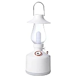 Mini umidificator ALB cu lampa vintage si schimbare de culoare 