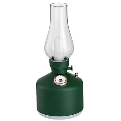 Mini umidificator VERDE cu lampa fara capac si schimbare de culoare Mini umidificator VERDE cu lampa fara capac si schimbare de culoare