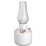 Mini umidificator ALB cu lampa fara capac si schimbare de culoare 