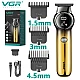 Masina de Tuns Pro VGR V-989 fara Fir Auriu cu Negru Masina de Tuns Pro VGR V-989 fara Fir Auriu cu Negru