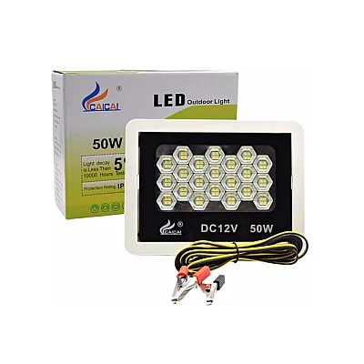 Proiector auto camping putere 100W cu clesti CaiCai 12V Proiector auto camping putere 100W cu clesti CaiCai 12V