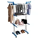 UB Uscator Vertical pentru Rufe Haine Mobil si Pliabil pentru Spatii Mici 173X78X50 cm