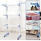 UB Uscator Vertical pentru Rufe Haine Mobil si Pliabil pentru Spatii Mici 173X78X50 cm
