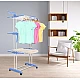 UB Uscator Vertical pentru Rufe Haine Mobil si Pliabil pentru Spatii Mici 173X78X50 cm