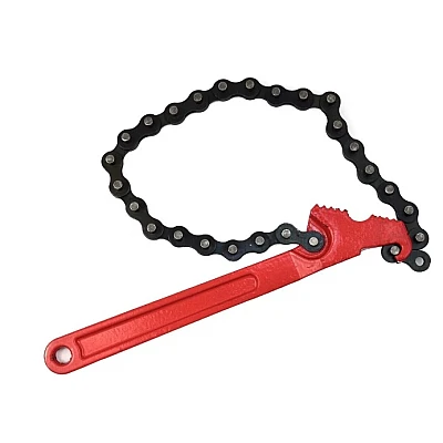 Cheie cu Lant Filtre 14" Maner Rosu Cheie cu Lant Filtre 14" Maner Rosu