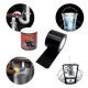 Banda Super Adeziva Reparatoare JIMATOR TAPE lata 8" x 5' Neagra Banda Super Adeziva Reparatoare JIMATOR TAPE lata 8" x 5' Neagra